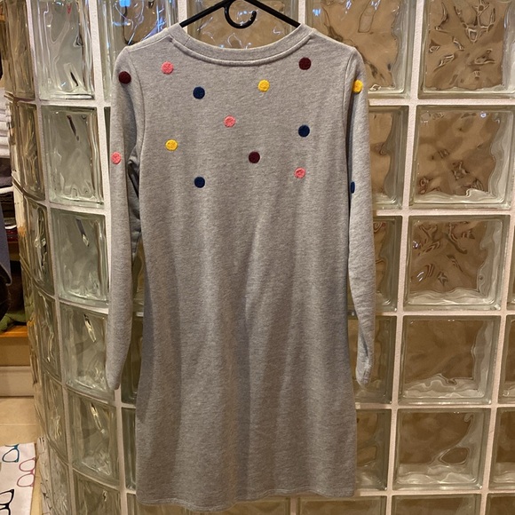 Boden polka dot sweatshirt dress - Picture 5 of 6